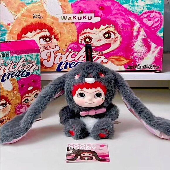 Letsvan Wakuku Cool Bunny Blind Box Action Figure In Stock Perfect - Picture 2 of 6